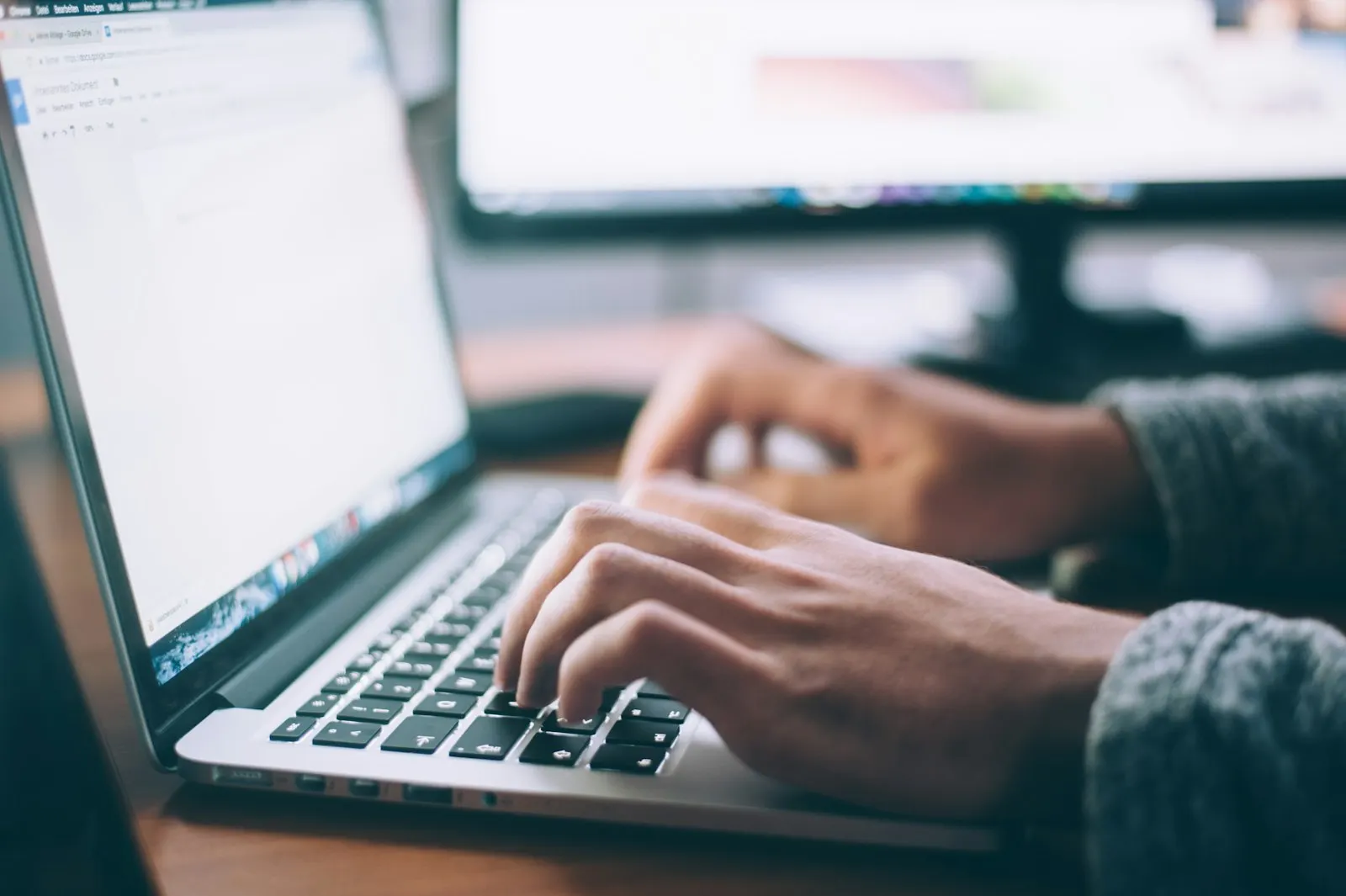 Working at a laptop — the weekly ops context